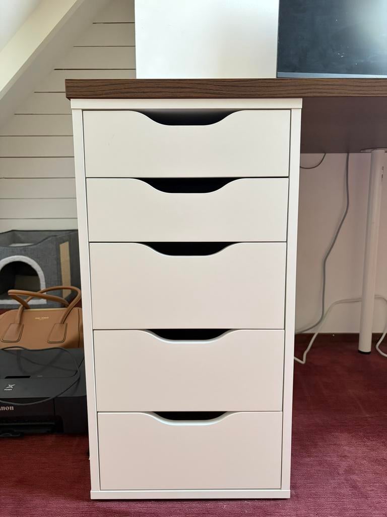 IKEA Alex ladekast, Huis en Inrichting, Ophalen, 5 laden of meer, Zo goed als nieuw, Minder dan 100 cm