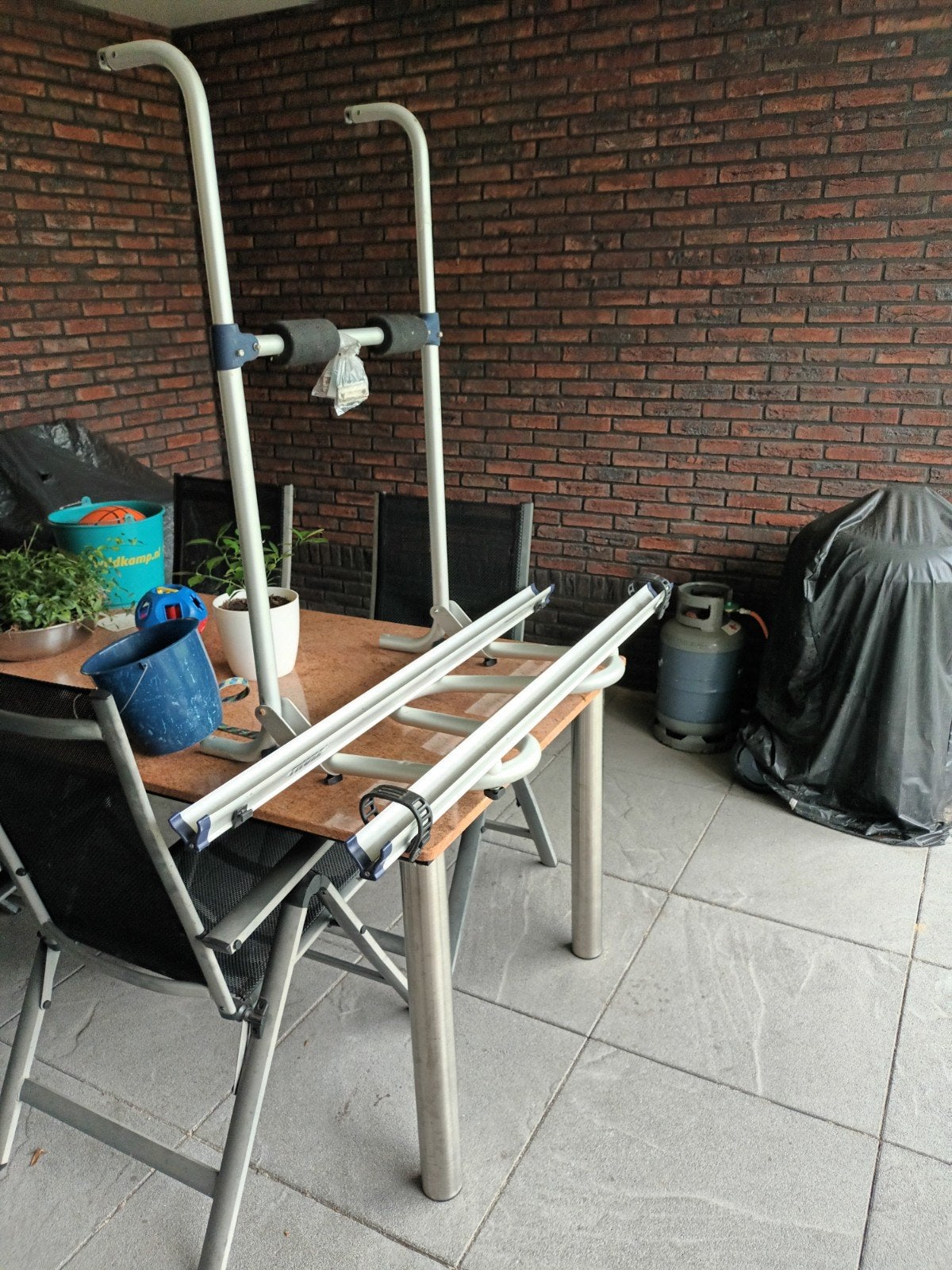 fietsendrager voor achter op caravan, Ophalen, Achterklepdrager