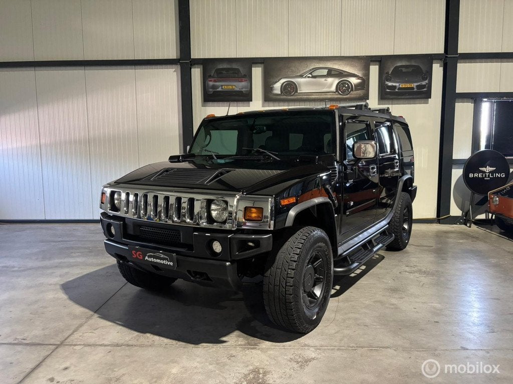 Hummer H2 6.0 V8 LPG, Gebruikt, 8 cilinders, Leder, Bedrijf
