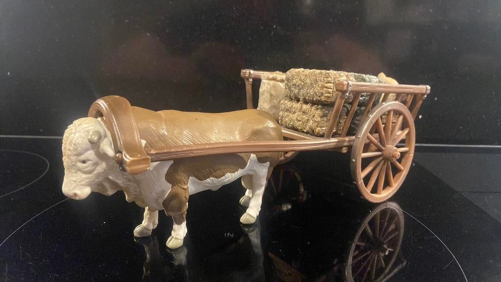 Zeldzaam schleich: World of Knights ossenkar, Ophalen of Verzenden, Zo goed als nieuw