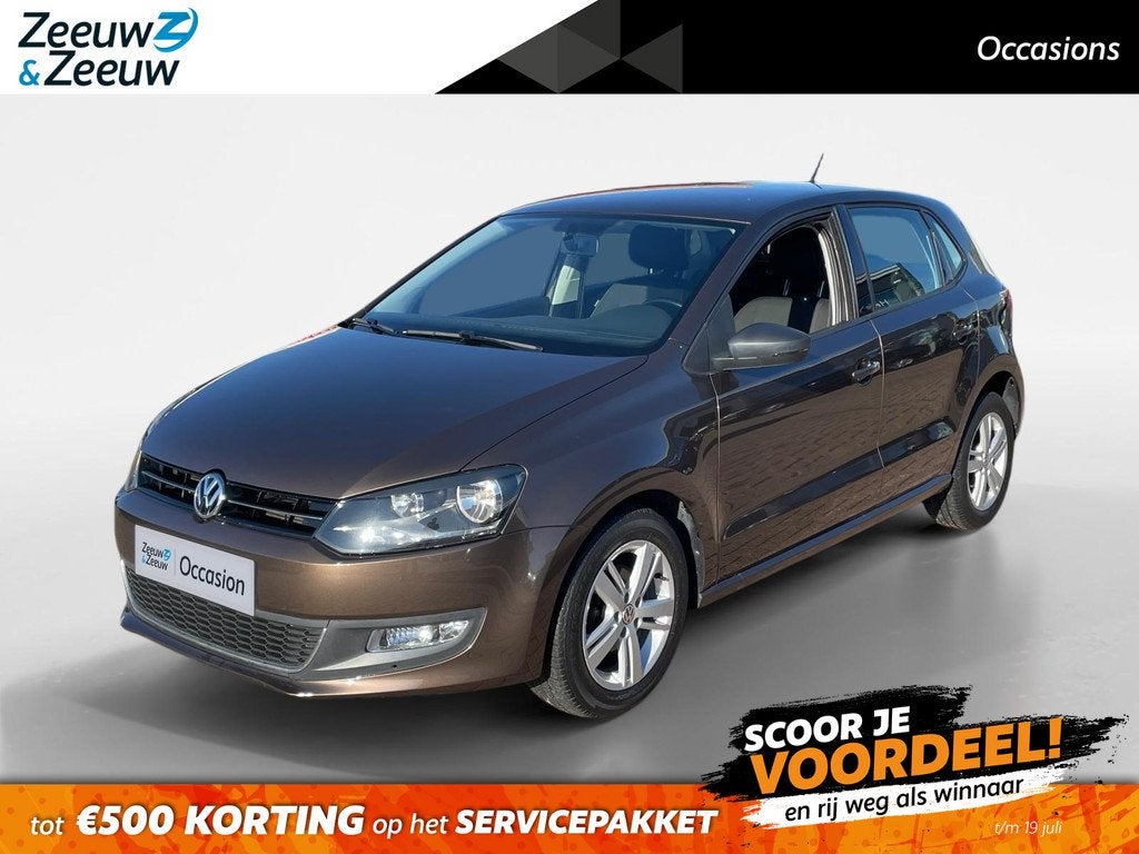 Volkswagen Polo 1.2 TSI Comfortline *Automaat*Parkeercamera*, Euro 5, Stof, Zwart, 4 cilinders