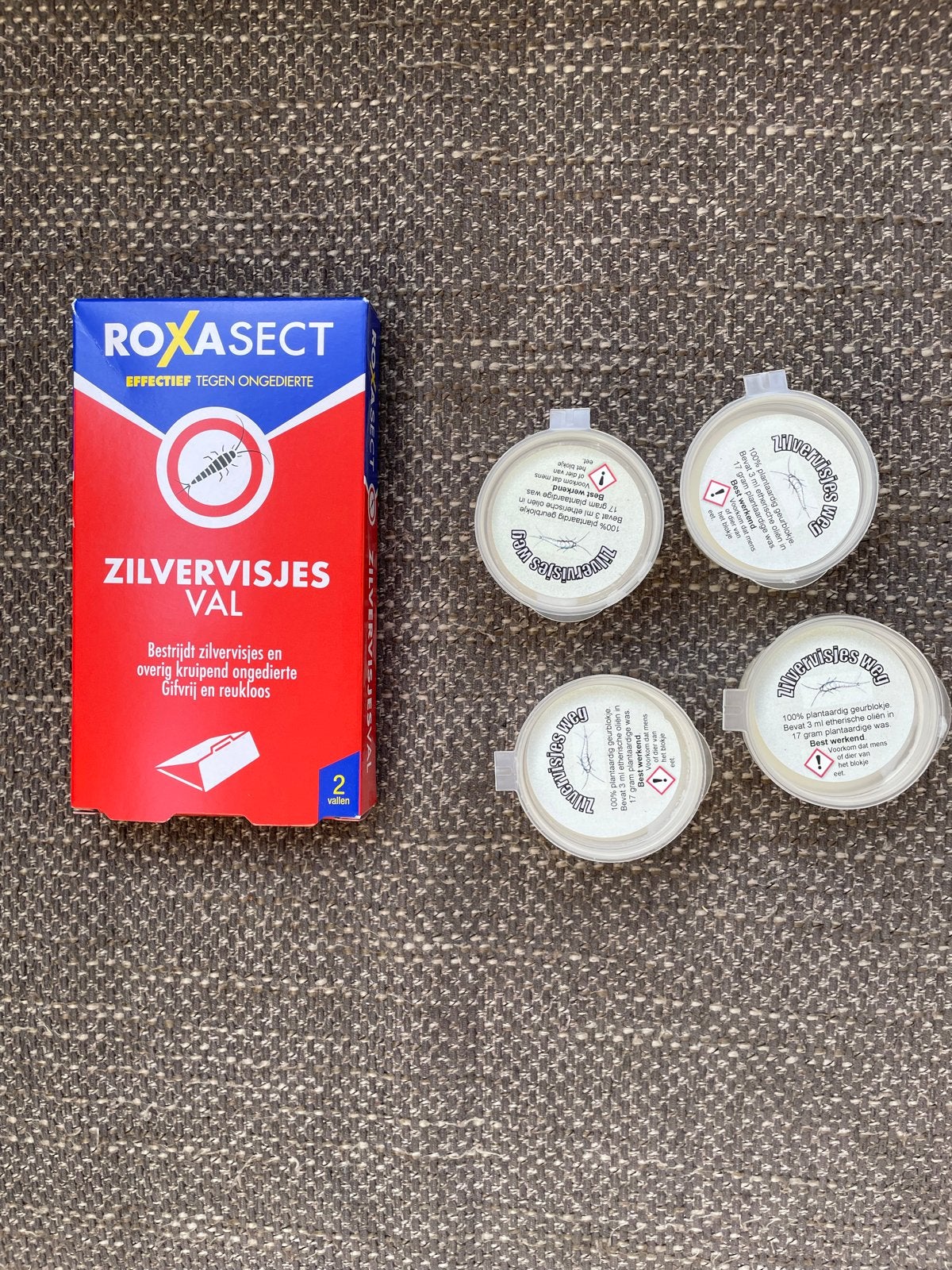 Roxasect Zilvervisjes Val - Nieuw met gebruiksaanwijzing, Ophalen of Verzenden, Nieuw, Ongediertebestrijding