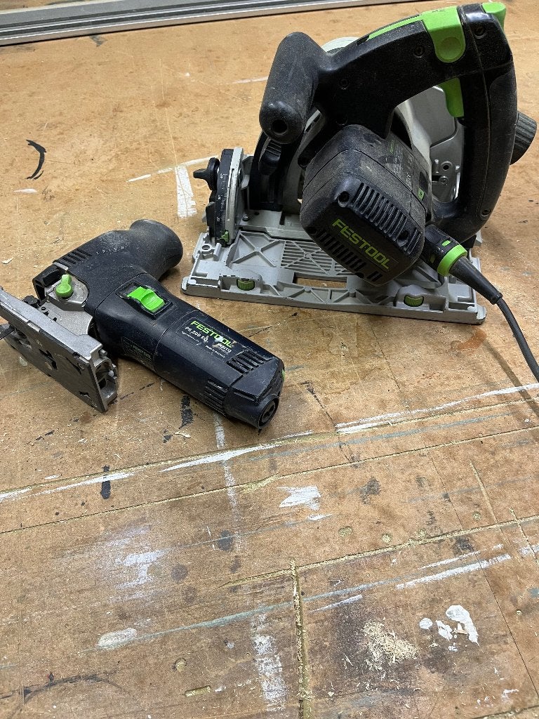 Festool decoupeerzaag en invalzaag, Doe-het-zelf en Verbouw, Gebruikt, Decoupeerzaag, 600 tot 1200 watt, Ophalen of Verzenden