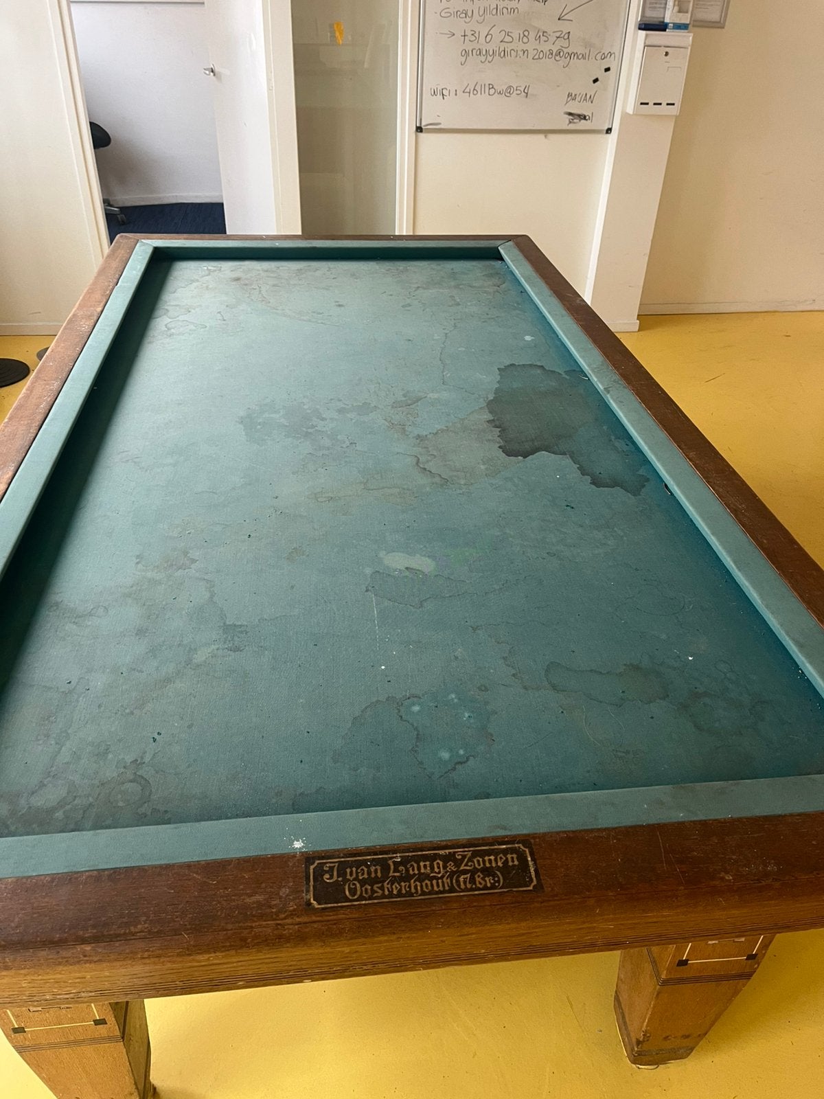 Biljart tafel, Ophalen of Verzenden, Gebruikt, Biljarttafel