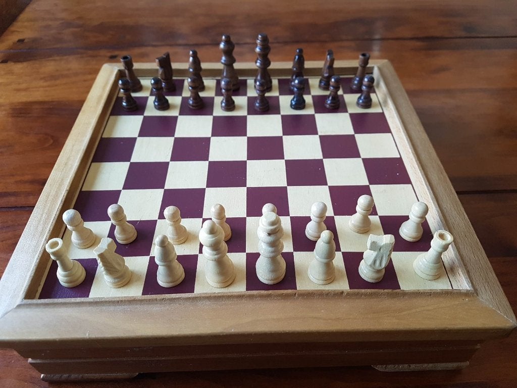 Schaken en Backgammon, Ophalen of Verzenden, Gebruikt