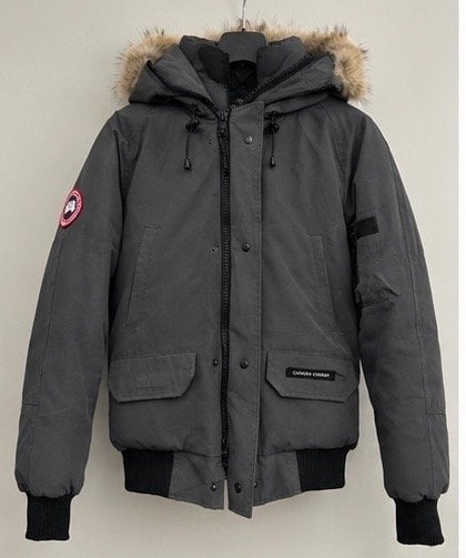 Canada Goose Chilliwack Bomber XS Lichtgrijs, Kleding | Heren, Ophalen, Zo goed als nieuw, Grijs