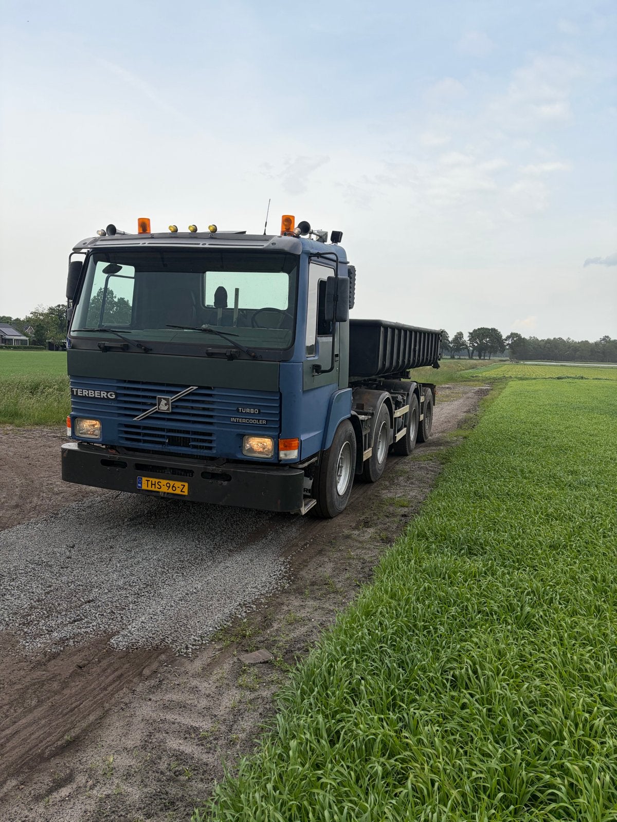 Mmbs terberg kabel systeem landbouwtruck, Ophalen