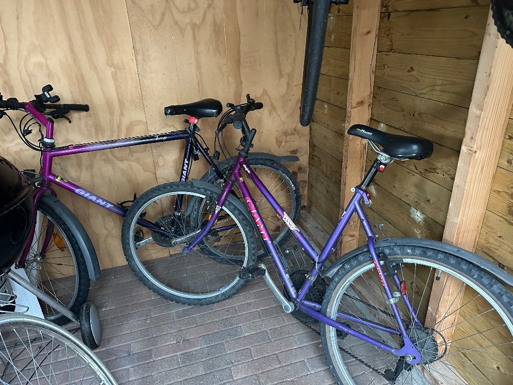 Giant heren en dames fiets, Ophalen, Gebruikt, Giant, Versnellingen