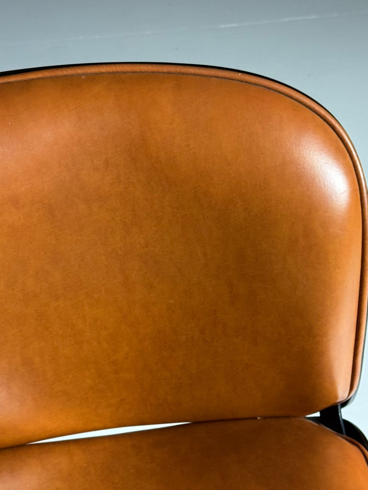 Ico Parisi for MIM Roma bureau stoelen, Huis en Inrichting, Ophalen, Zwart, Leer, Zo goed als nieuw