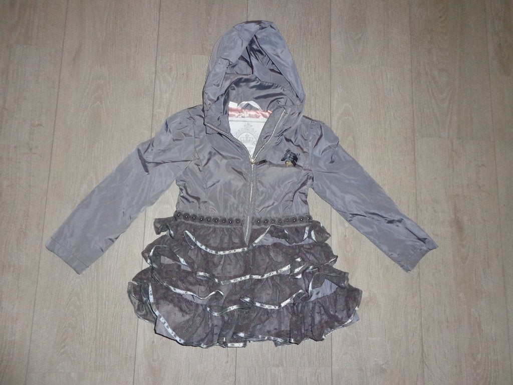 grijs meisjeszomerjasje van LE CHIC, maat 110, Ophalen of Verzenden, Zo goed als nieuw, Meisje, Jas