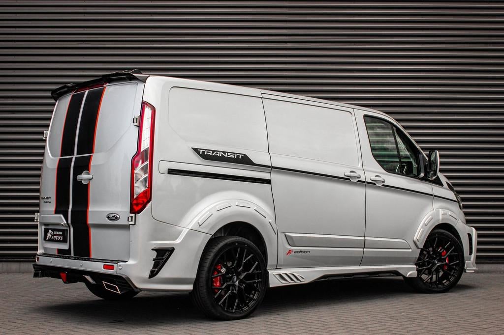 Ford Transit Custom 320 2.0 TDCI L1H1 Sport 185PK 1X SCHUIFD, Auto's, 15 km/l, 4 cilinders, Leder, Bedrijf