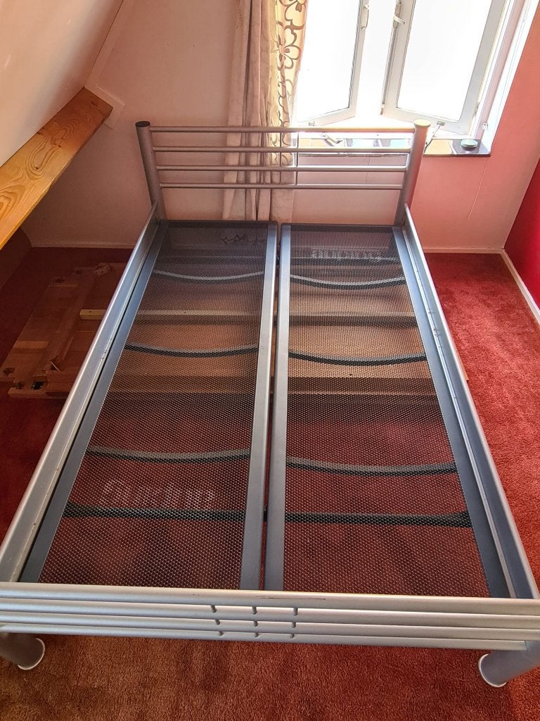 Auping bedbodems en/of compleet extra lang bed 140x210, Huis en Inrichting, Slaapkamer | Bedden, Ophalen, Gebruikt, 210 cm, Tweepersoons