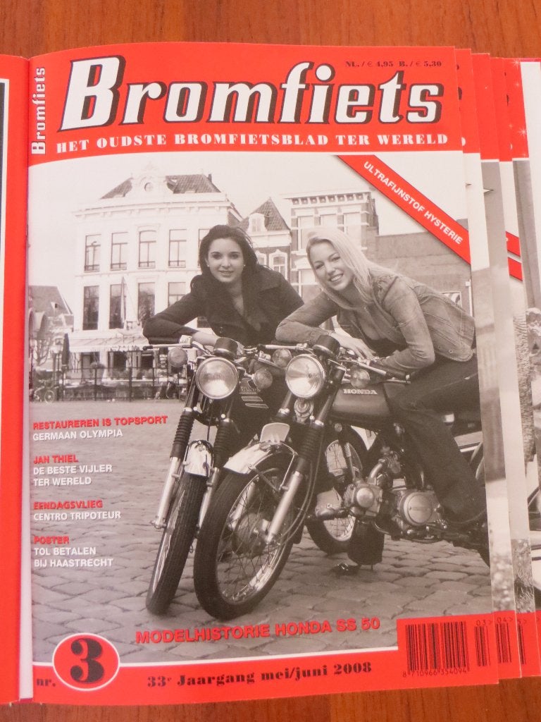 Bromfiets 3 2008 Honda SS 50, Germaan Olympia, Centro Tripo., Boeken, Ophalen of Verzenden, Nieuw, Overige typen