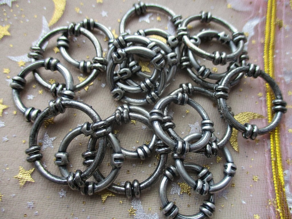 594/ grote tibetiaans zilveren boei ringen, Ophalen of Verzenden, Nieuw, Overige typen