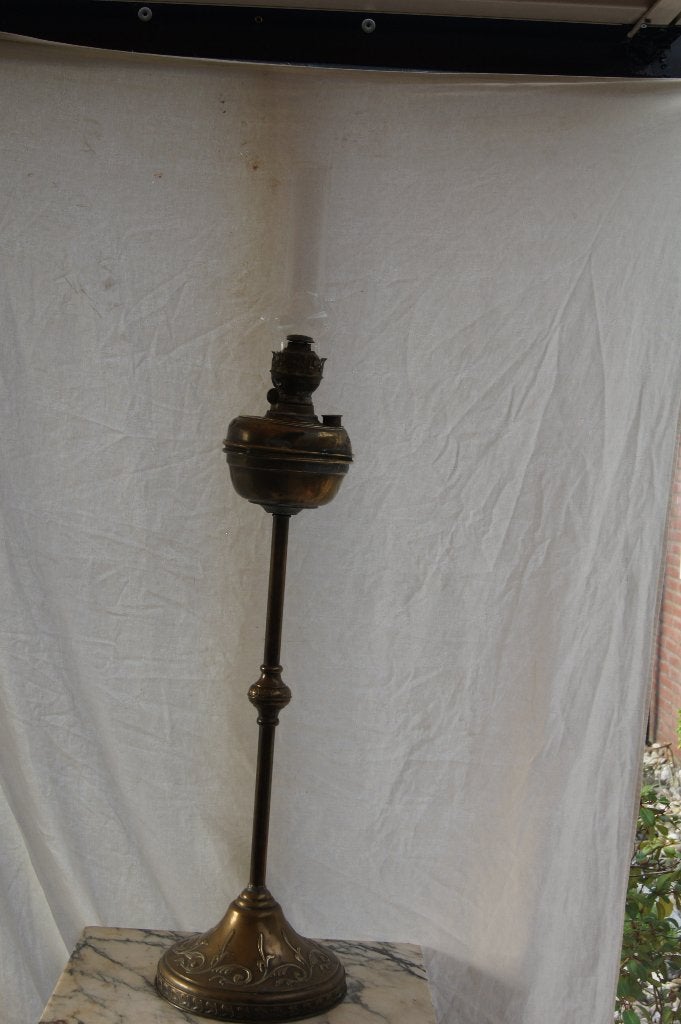 Petroleum lamp ( Staand, Ophalen of Verzenden