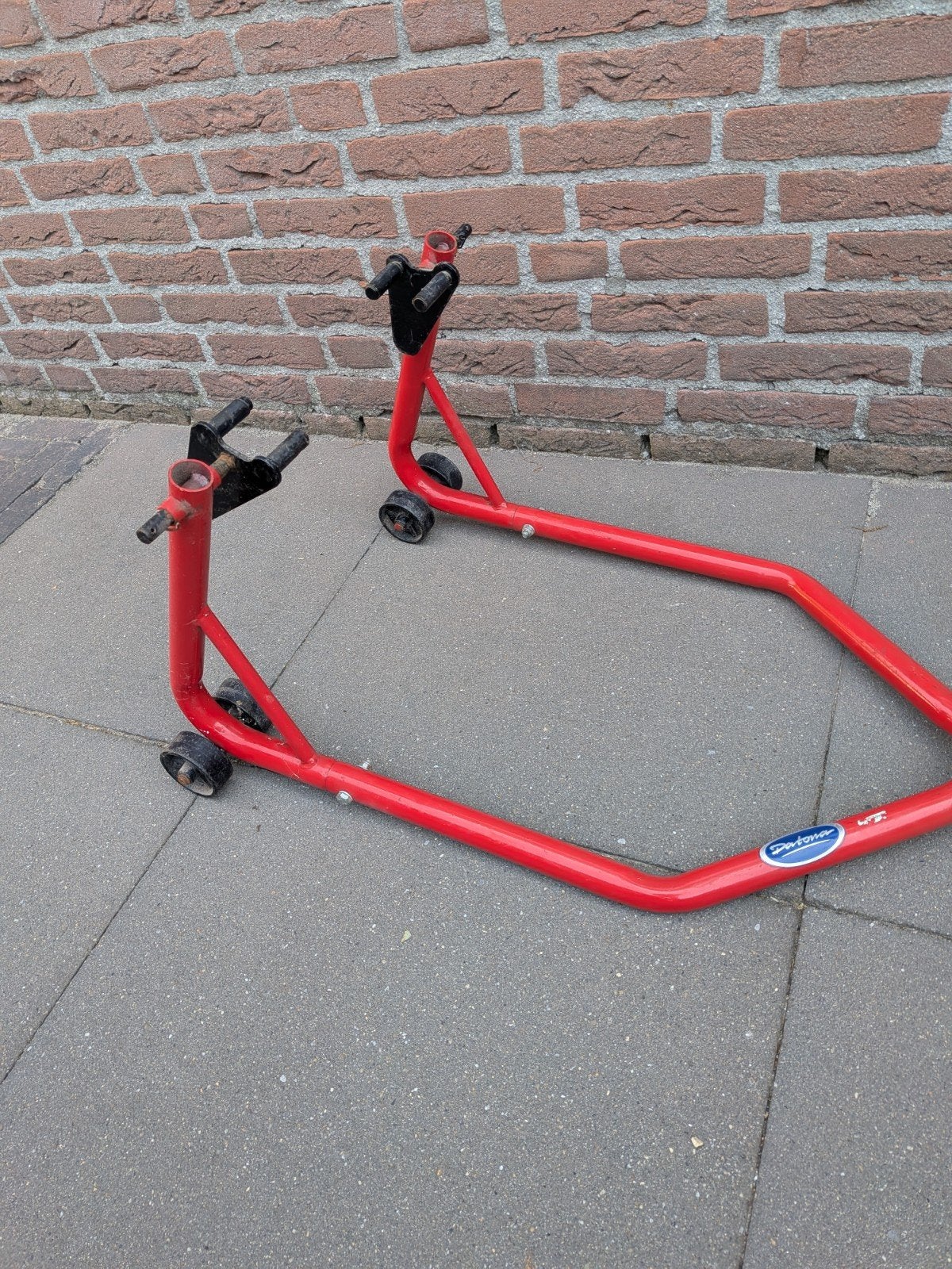 Paddockstand Motor, Ophalen