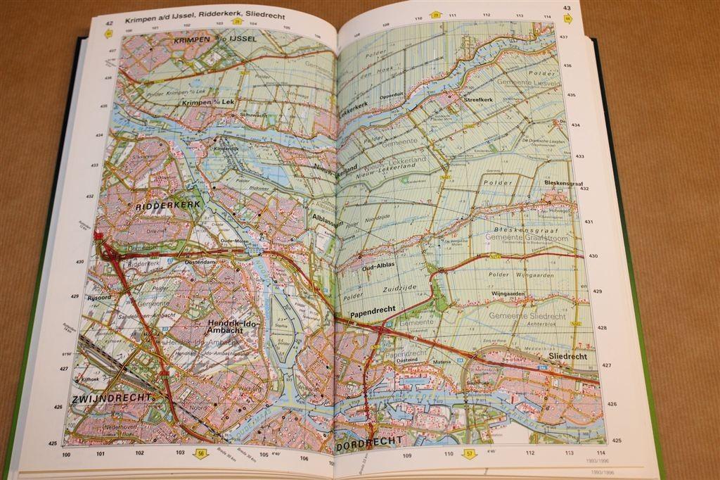 Compact Provincie Atlas — Zuid-Holland 1:50 000 [1997], Ophalen of Verzenden, 1800 tot 2000, Nederland, Landkaart