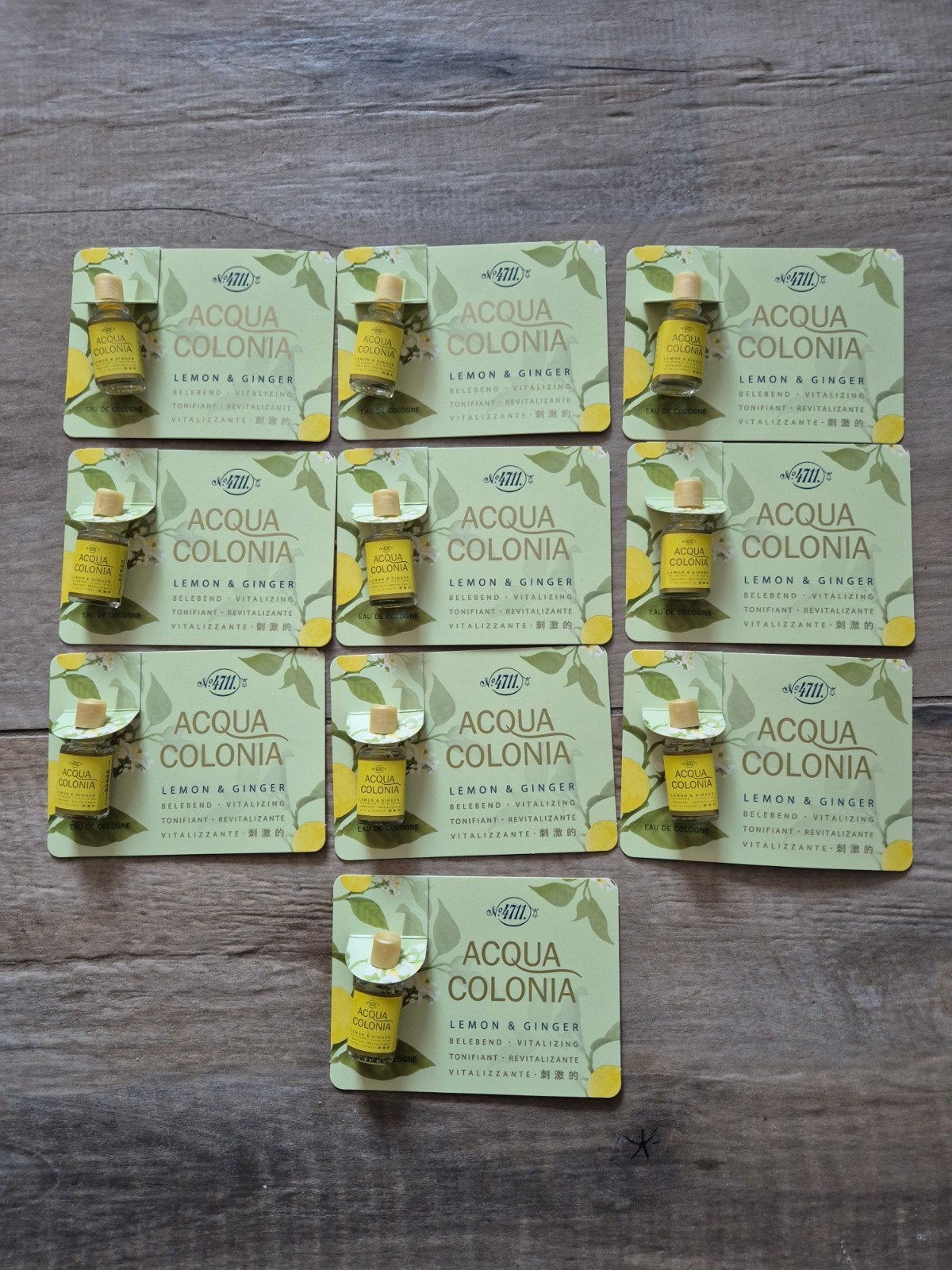 4711 Acqua Colonia Lemon & Ginger Eau de Cologne - 11 stuks, Ophalen of Verzenden, Nieuw