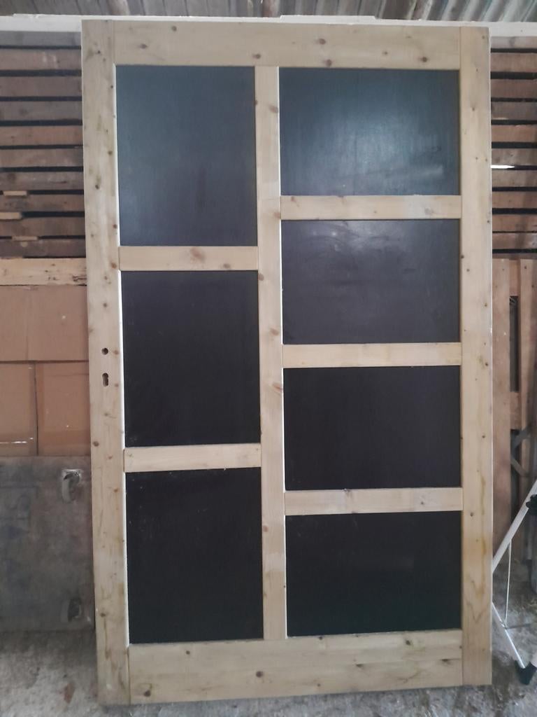 Geïmpregneerde Tuin/Schuurdeur 200x120 cm, Doe-het-zelf en Verbouw, Deuren en Horren, Ophalen of Verzenden