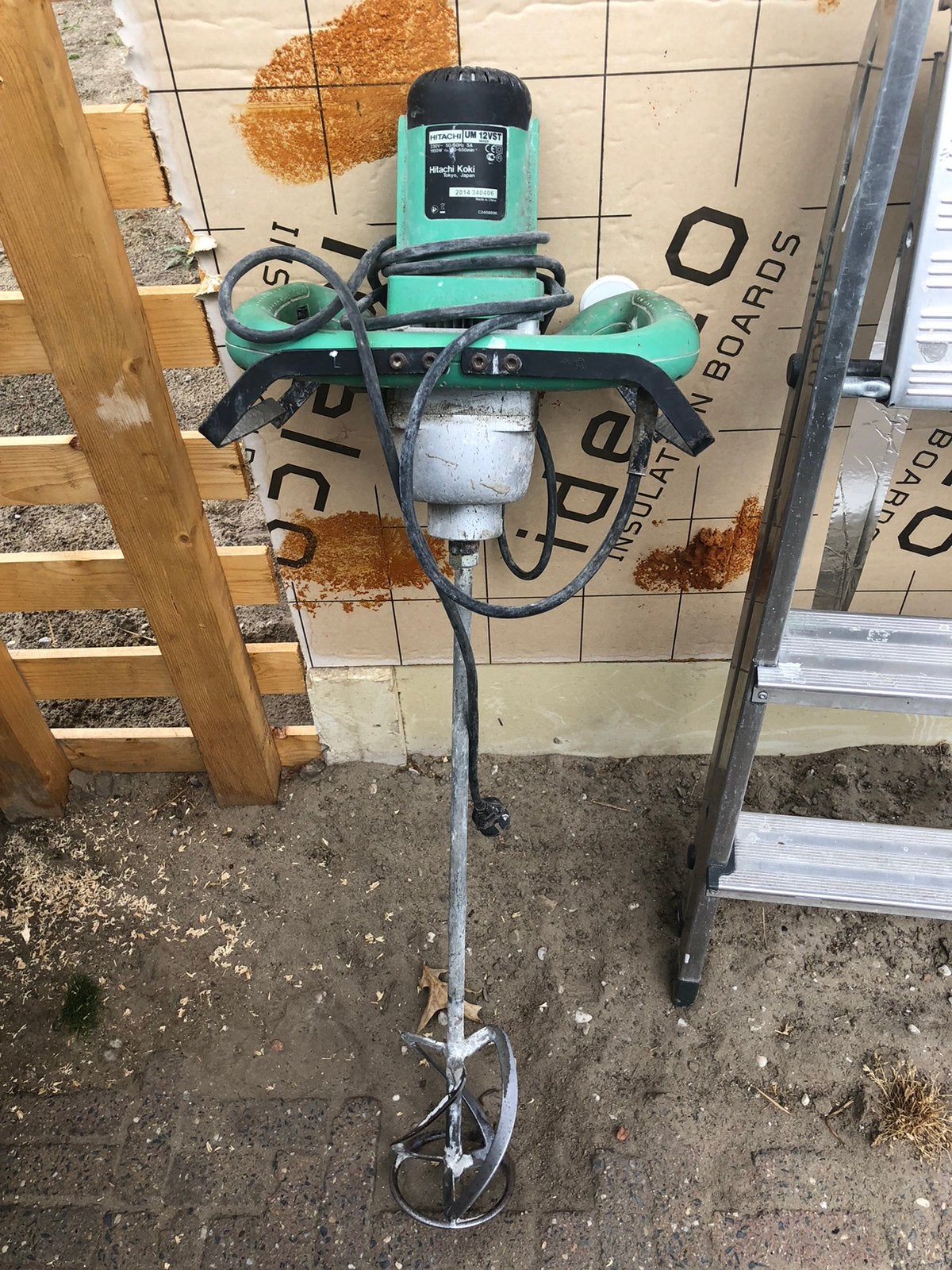 Mixer voor gips/cement/beton, Doe-het-zelf en Verbouw, Betonmolens, Ophalen, Zo goed als nieuw