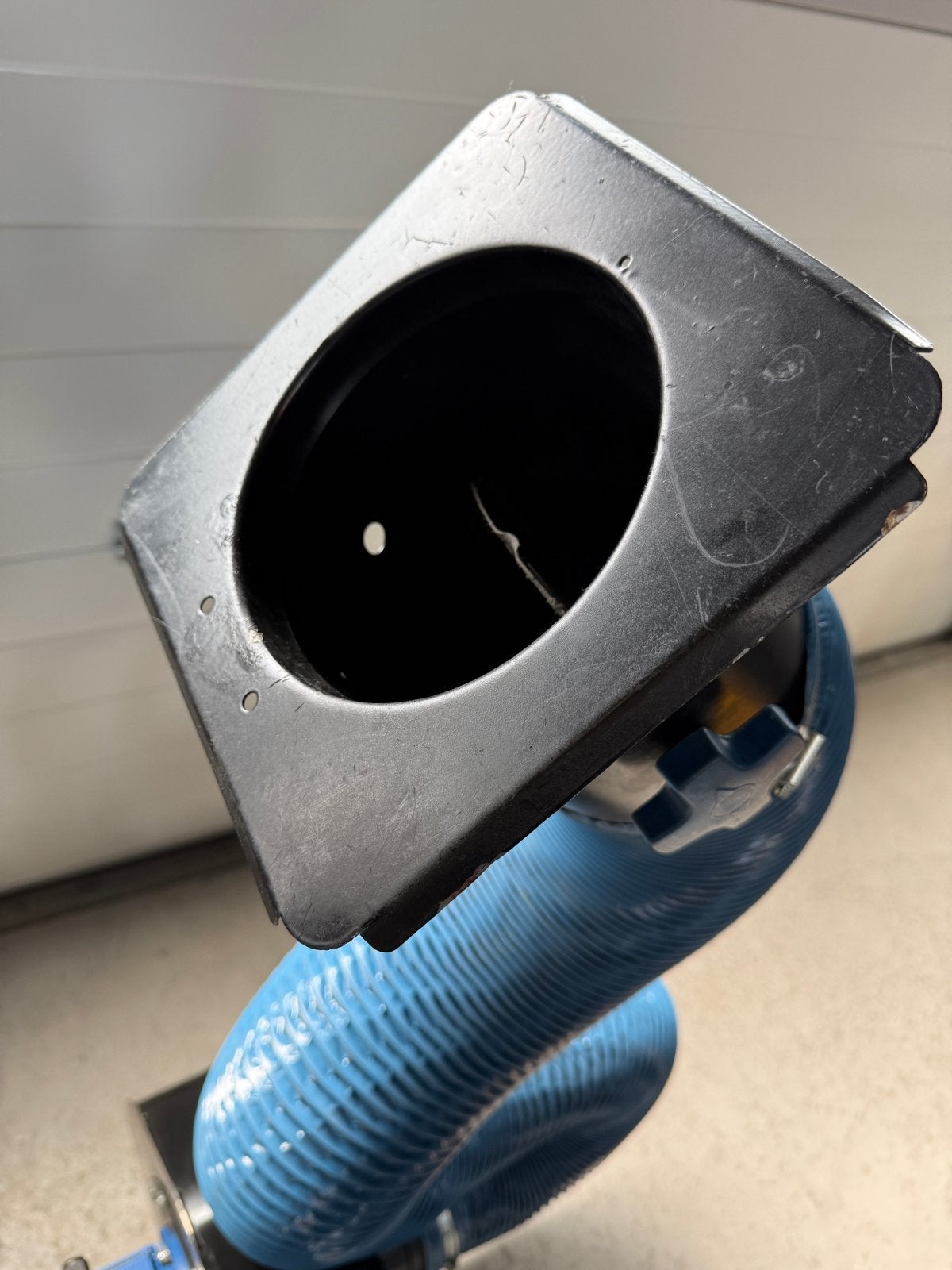 Lasdamp afzuiging met regelbare klep en flexibele armen (2x), Doe-het-zelf en Verbouw, Ventilatie en Afzuiging, Ophalen, Zo goed als nieuw