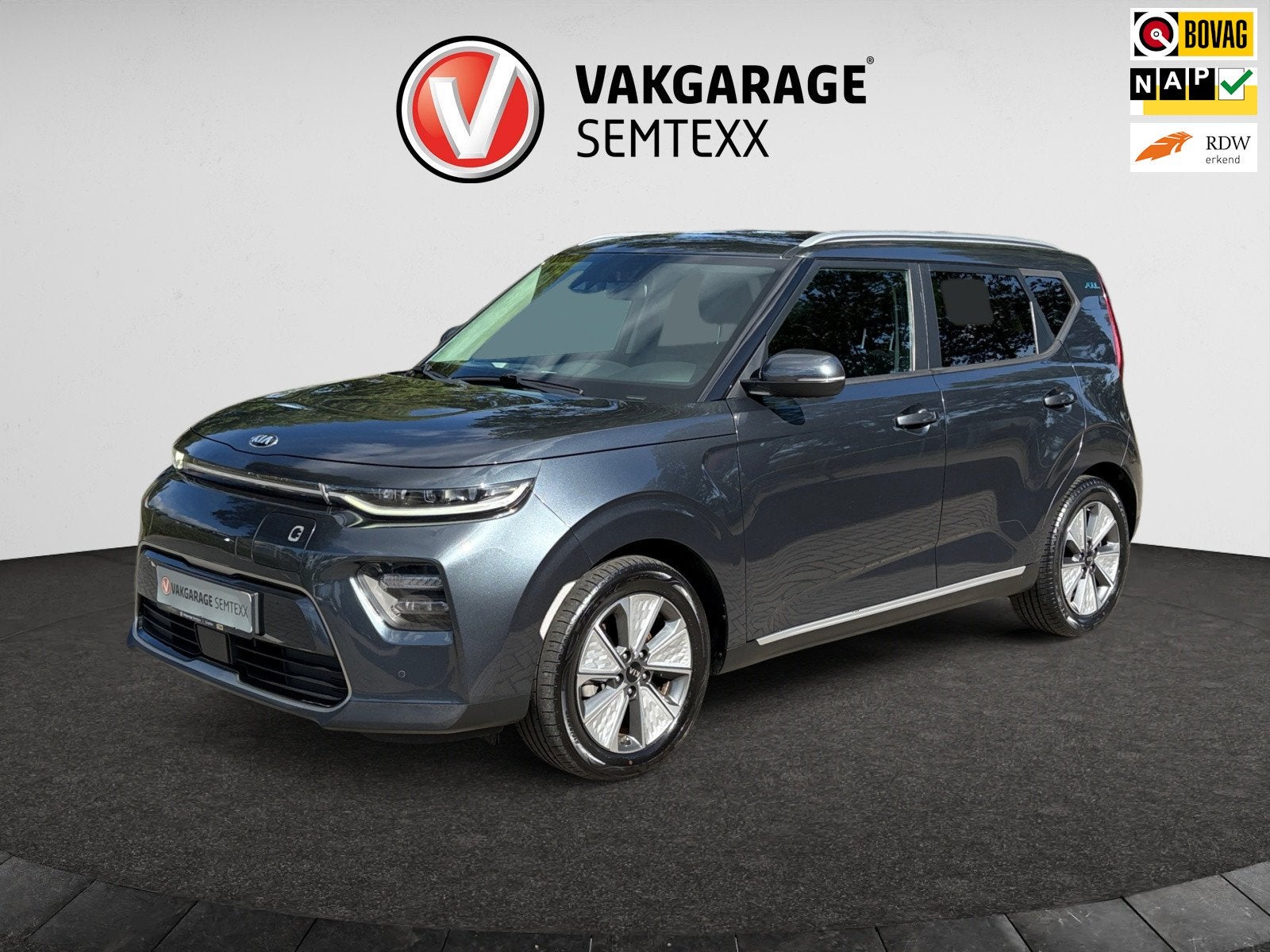 Kia E-Soul DynamicLine 39.2 kWh | Automaat | Clima | Cruise, Auto's, Gebruikt, Zwart, Origineel Nederlands, 39 kWh