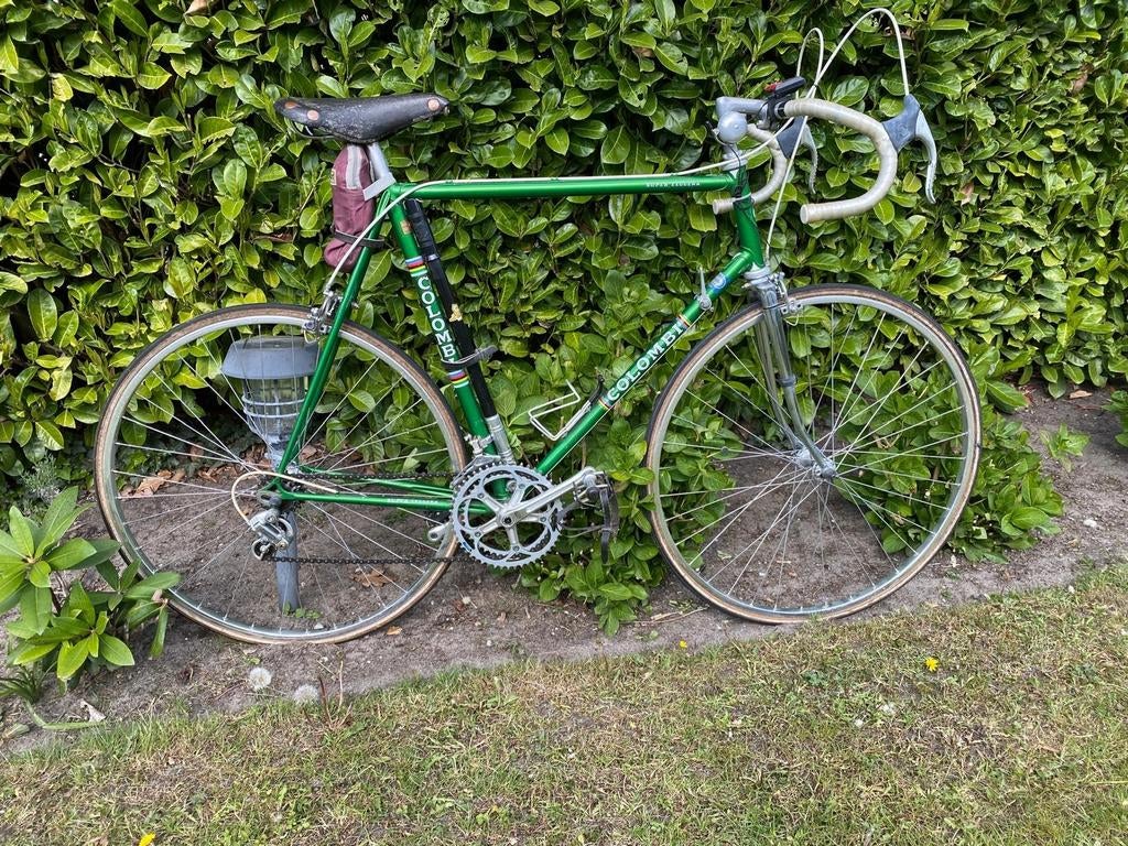 Groene Colombi - Vintage racefiets - 40 jaar oud - Columbus, Zo goed als nieuw, Ophalen, Overige merken, 10 tot 15 versnellingen