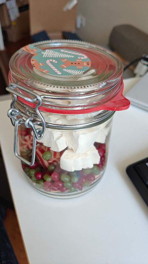 18 glazen (wek)potten, gratis afhalen, Ophalen, Nieuw, Glas, Pot, Bus of Blik