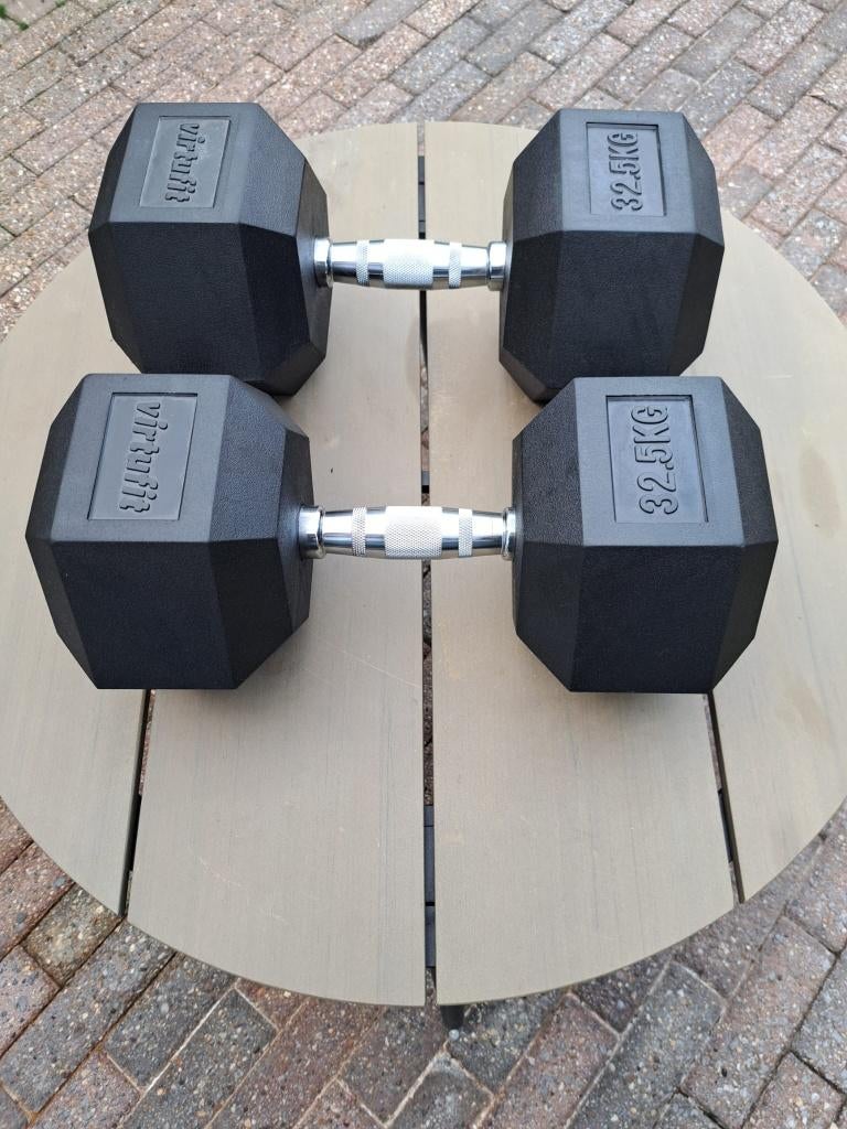 Hexagon dumbbells set 32,5 kg, Ophalen, Nieuw, Benen, Dumbbell