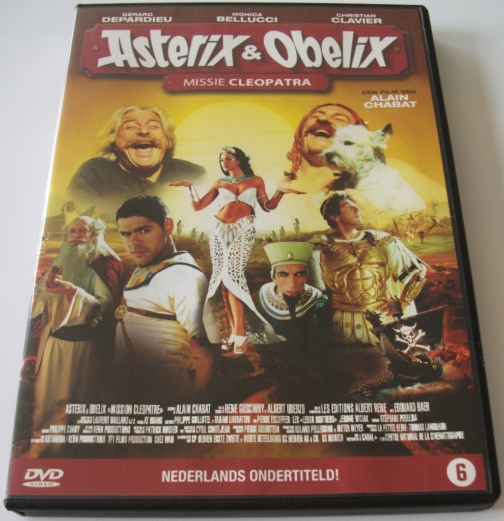 Dvd *** ASTERIX & OBELIX *** Missie Cleopatra, Nederlands, Overige genres, Ophalen of Verzenden, Zo goed als nieuw