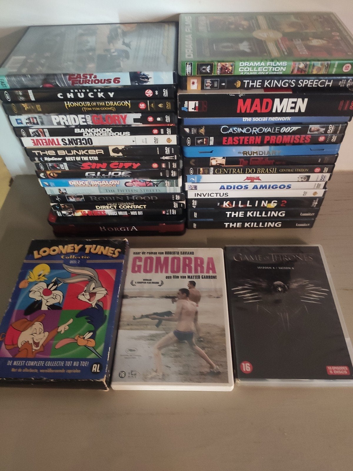 Grote collectie Blu-rays en DVD's - Diverse genres