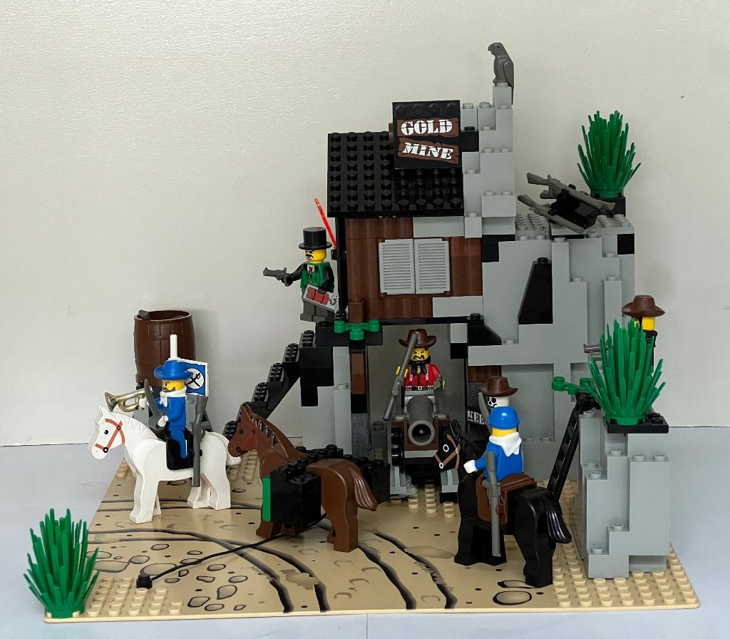 Lego 6761 Bandit's Secret Hide-Out / Western / met doos, Kinderen en Baby's, Speelgoed | Duplo en Lego, Gebruikt, Overige thema's