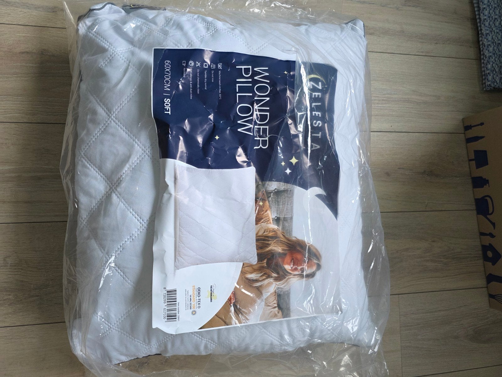 Zelesta Wonder Pillow Kussen, Ophalen, Eenpersoons, Wit, Nieuw