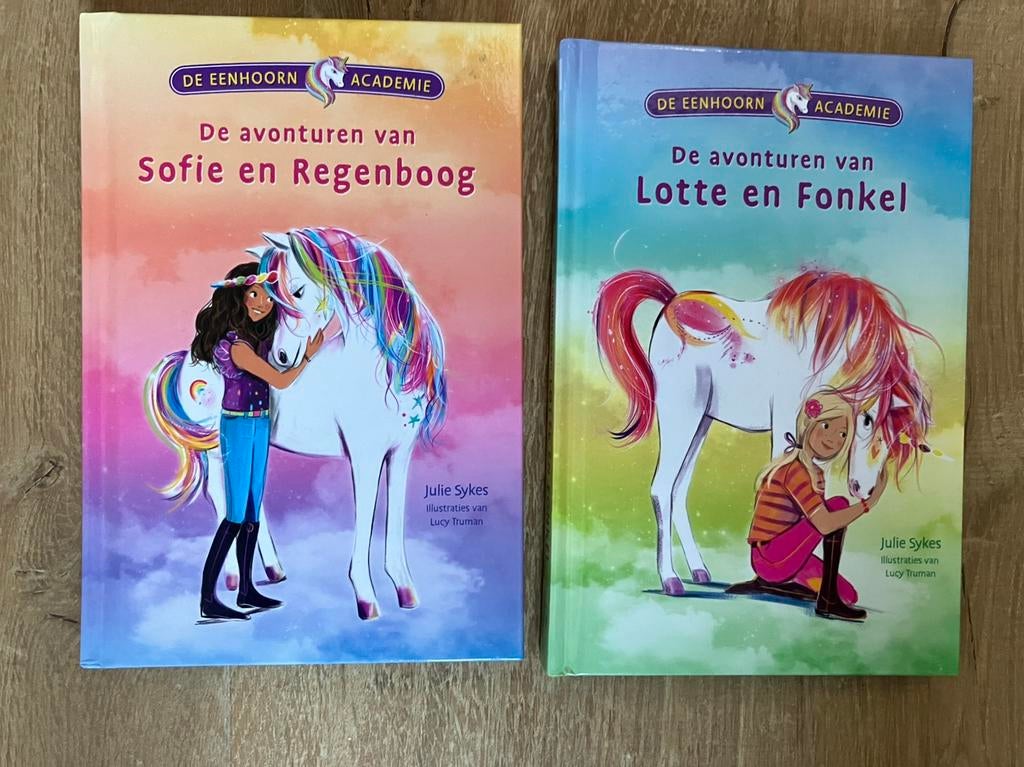 zgan 2 boeken van de eenhoorn academie, Ophalen of Verzenden, Zo goed als nieuw