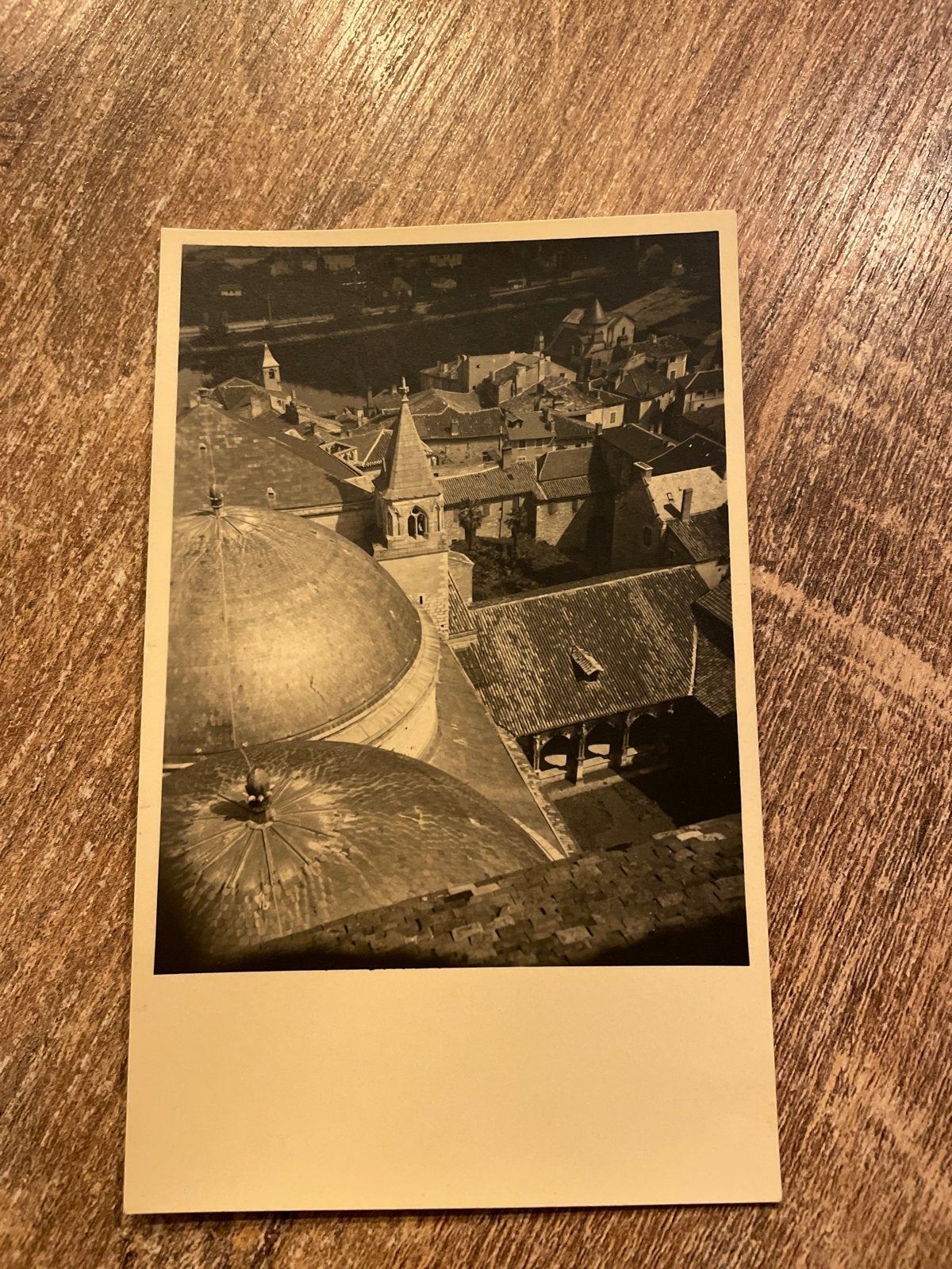 Oude Ansichtkaart Cahors Kathedraal St. Etienne 1951, Ophalen of Verzenden, 1940 tot 1960, Gelopen
