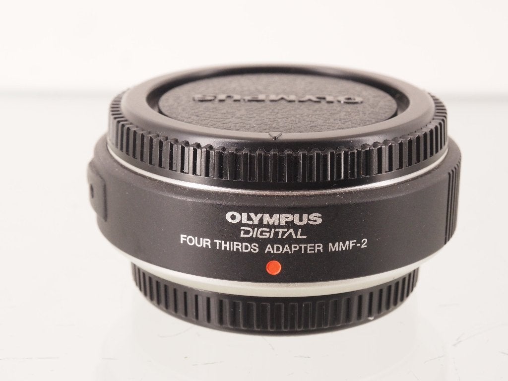 OM-SYSTEM / OLYMPUS MMF-2 adapter Fourthirds microfourthirds, Olympus, Ophalen of Verzenden, Zo goed als nieuw, Micro Four Thirds