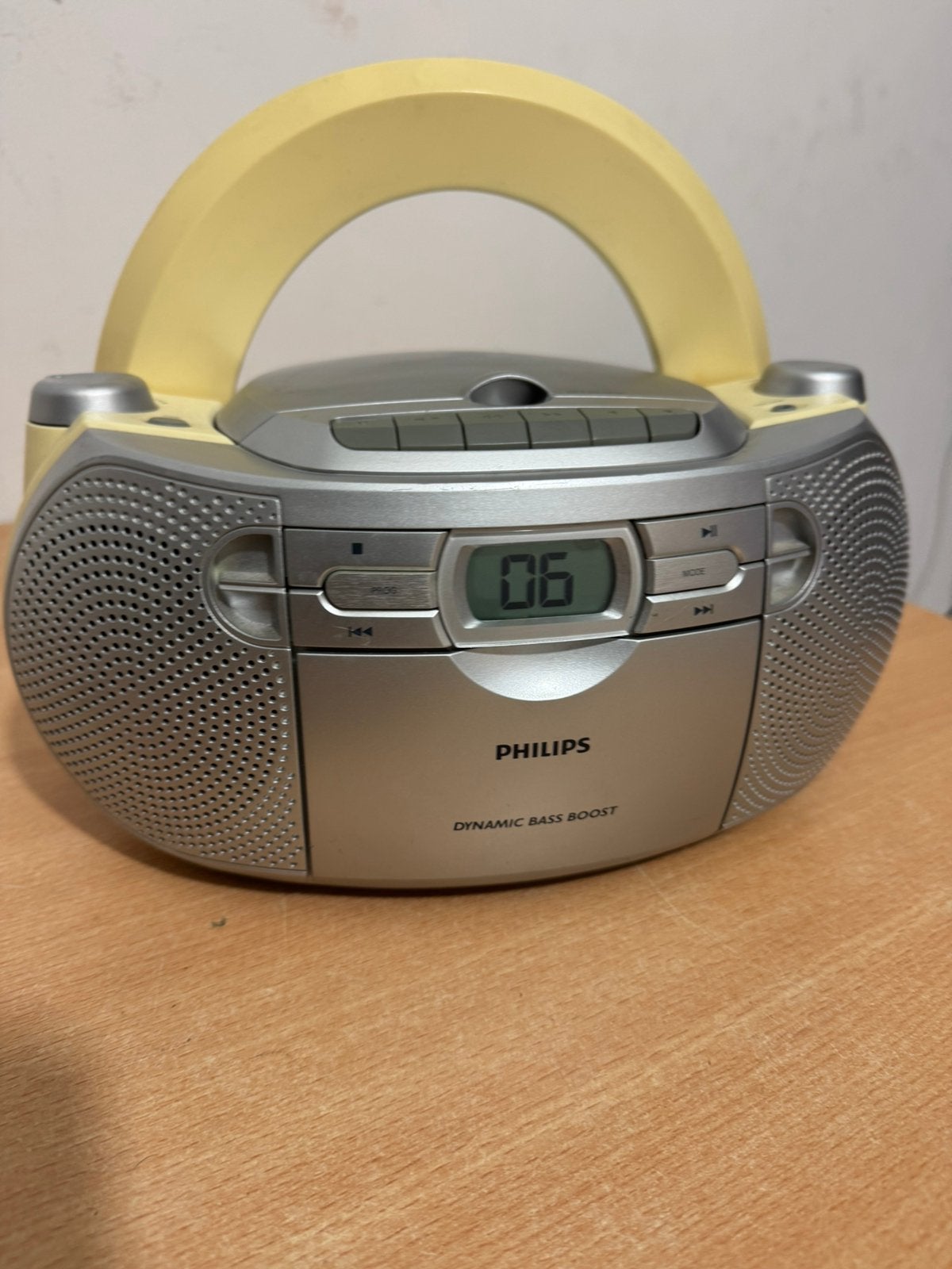 Radio CD Speler Cassette Recorder Philips AZ-1027 met AUX, Ophalen of Verzenden, Gebruikt, Radio, Met cd-speler