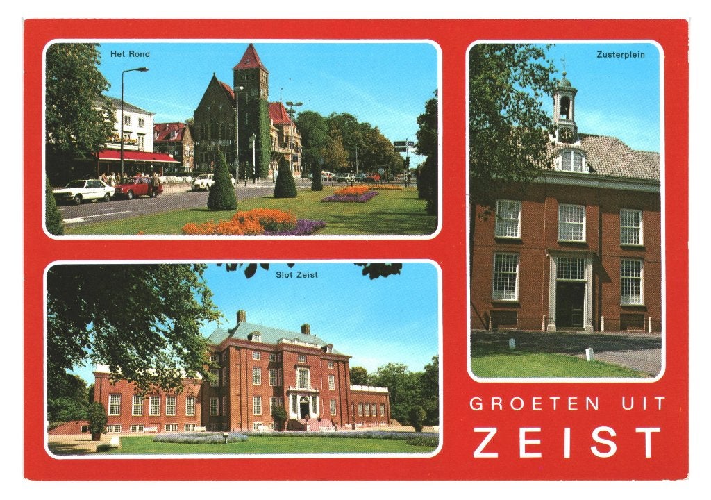 41735	Zeist	Utrecht	mooie oude kaart	Onbeschreven, Ophalen of Verzenden, 1960 tot 1980, Ongelopen, Utrecht