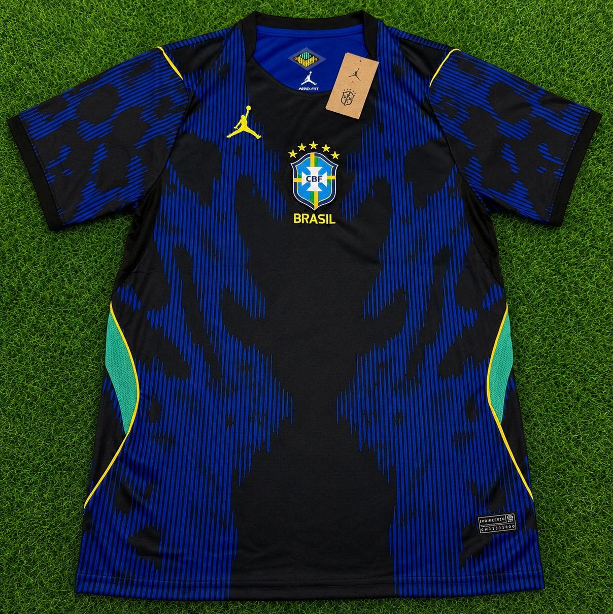 Brazilië WK 2026 uitshirt, Voetbal, Verzenden, Blauw, Maat 56/58 (XL)
