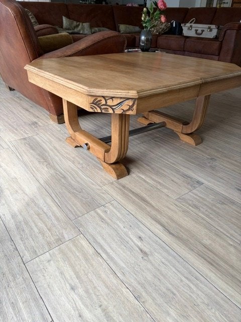 Art Deco France eiken noten salontafel / bijzettafel, Antiek en Kunst, Antiek | Meubels | Tafels, Ophalen