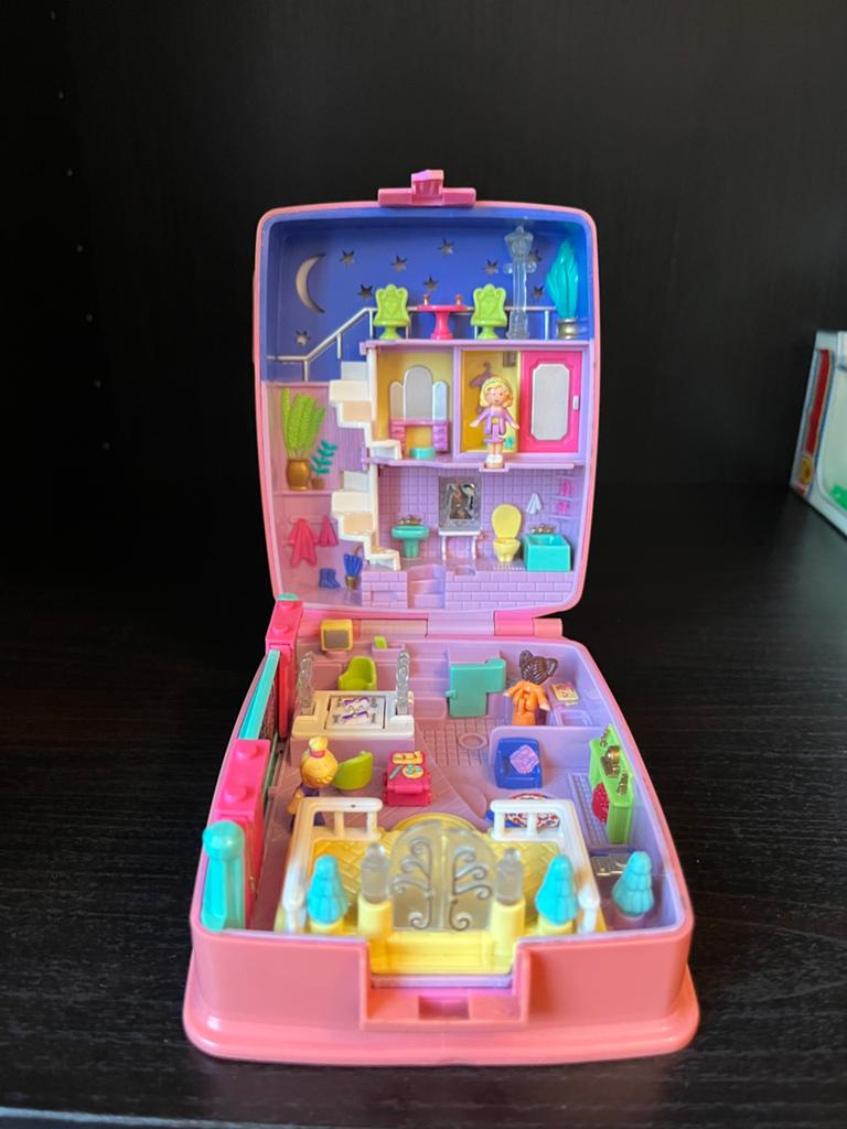 Polly Pocket Star Bright Dinner Party, Ophalen of Verzenden, Zo goed als nieuw, Jongen of Meisje