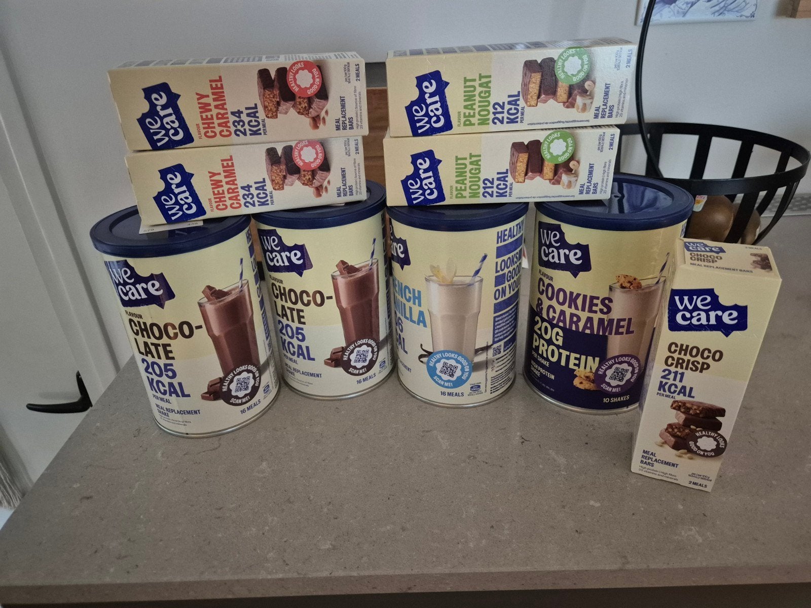 We Care shakes en repen, Diversen, Ophalen