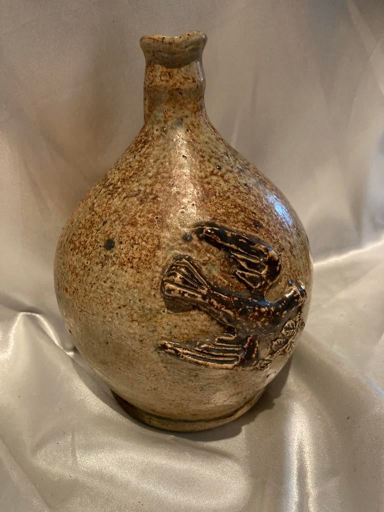 Vintage wijwaterkruik Terraco de Draak St Joris Beesel, Antiek en Kunst, Antiek | Vazen, Ophalen of Verzenden