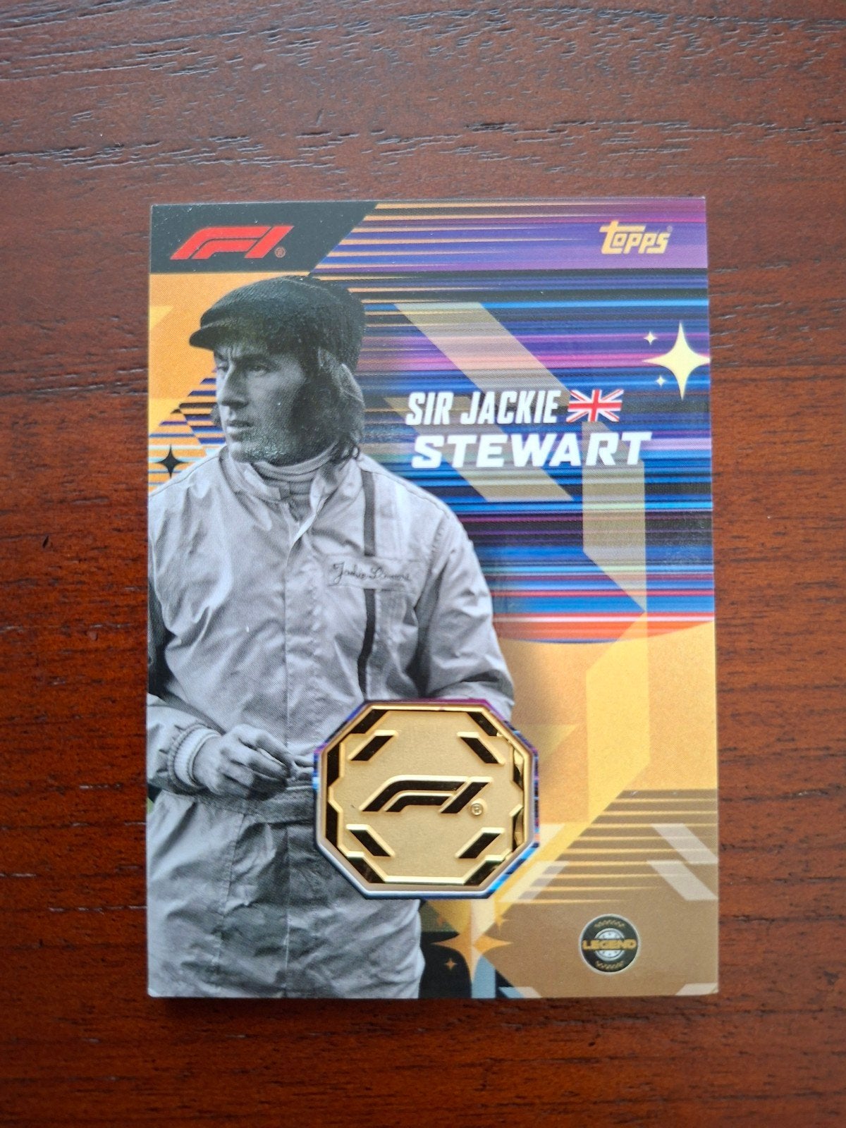 F1 2026 Topps Turbo Attax Sir Jackie Stewart Relic kaart., Ophalen of Verzenden, Nieuw, Plaatje