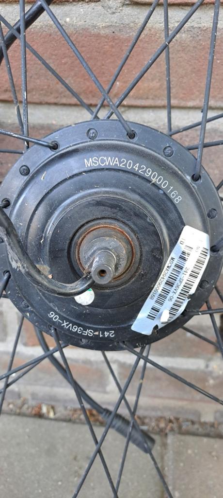 Elektrische voorwiel motor 28inch, Fietsen en Brommers, Fietsonderdelen, Ophalen of Verzenden, Motor