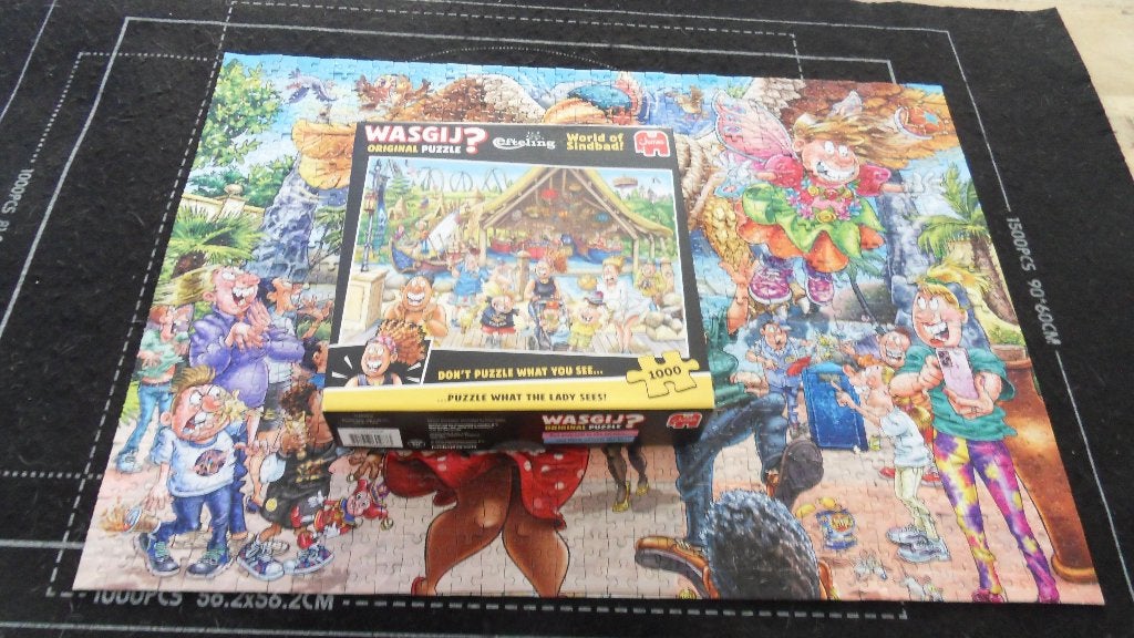 Wasgij original : Efteling World of Sindbad / Wereld van, Ophalen of Verzenden, 500 t/m 1500 stukjes, Gebruikt, Legpuzzel