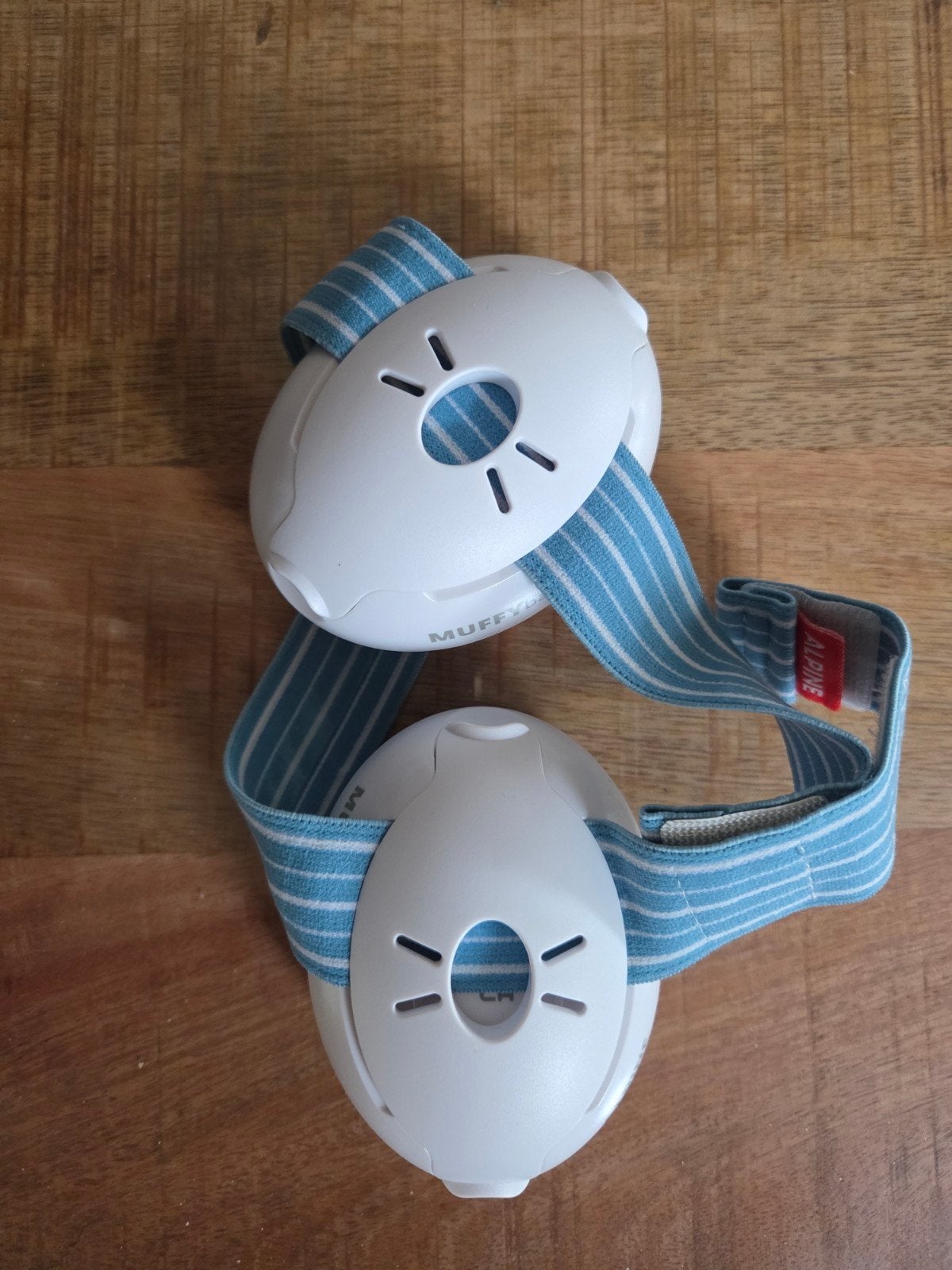Alpine Muffy Baby gehoorbescherming blauw, Ophalen of Verzenden, Zo goed als nieuw