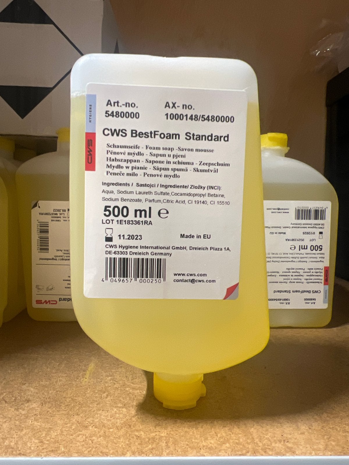 CWS BestFoam Standard Schuimzeep 500 ml, Ophalen of Verzenden, Overige typen