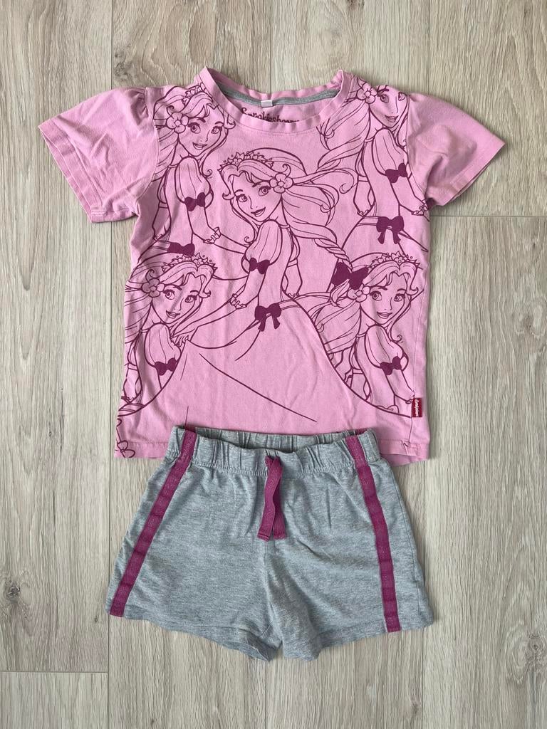 Roze/grijze pyjama met Assepoester (Efteling), Ophalen of Verzenden, Gebruikt, Meisje, Nacht- of Onderkleding