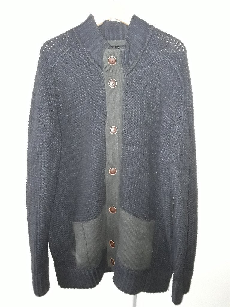Petrol Industries Donkerblauw Vest Met Rits en Knopen Mt 3XL, Kleding | Heren, Petrol Industries, Blauw, Trui of Vest, Ophalen of Verzenden